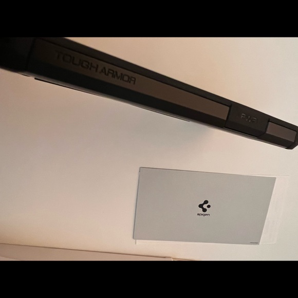 Spigen iPhone 12 mini tough armor case. Black - Picture 7 of 8